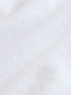 Blanc - Chemise Blend en lin à manches courtes (3-16ans)