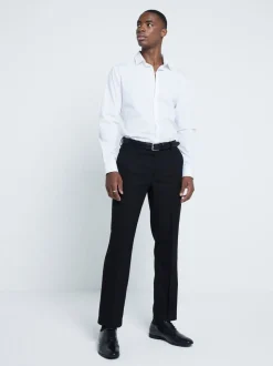 Blanc - Chemise formelle River Island slim