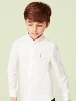 Blanc - Chemise Oxford (3-16ans)