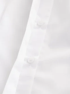 Blanc - Chemises d’école ajustées à manches courtes Lot de 2 (3-18ans)