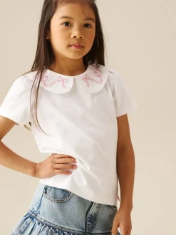 Blanc - Chemisier Angel & Rocket Emily à col Claudine