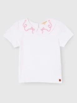 Blanc - Chemisier Angel & Rocket Emily à col Claudine