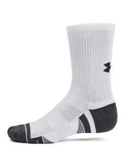 Blanc - Col rond - Lot de 3 chaussettes Under Armour Performance Tech