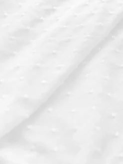 Blanc - Collants pointés 40 Denier