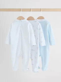 Blanc - Combinaisons de nuit pour bébé 3 Pack (0-2ans)