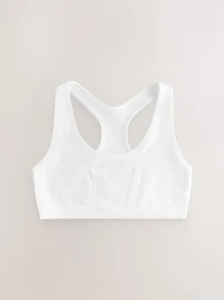 Blanc - Crop Tops Racer de Seamfree 2 Pack (7-16ans)