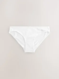Blanc - Culotte en coton riche 5 Pack