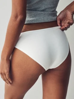 Blanc - Culotte en coton riche 5 Pack