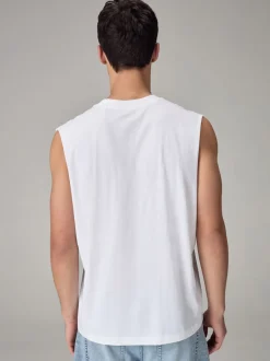 Blanc - Débardeur - Gilet