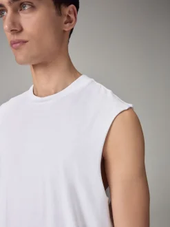 Blanc - Débardeur - Gilet