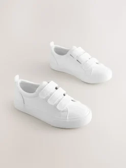 Blanc - Fermeture par contact Chic et décontracté Trainers
