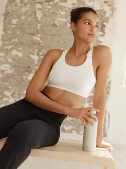 Blanc - Haut court Active Sports Low Impact Ultimate Comfort