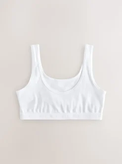 Blanc - Haut crop top (5-16ans)