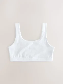 Blanc - Haut crop top (5-16ans)
