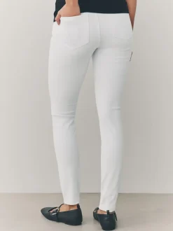 Blanc - Leggings Jersey Denim