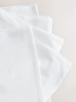 Blanc - Long Leg Short Caleçons 5 Lot (2-16ans)