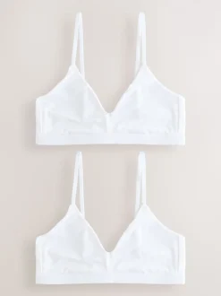 Blanc - Lot 2 brassières Traingle