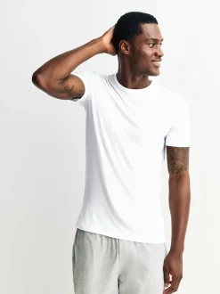 Blanc - Lot de 2 - T-shirt à superposition modale