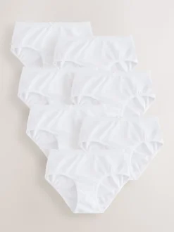 Blanc - Lot de 7 Caleçons en dentelle (1.5-16ans)