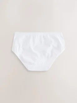 Blanc - Lot de 7 Caleçons en dentelle (1.5-16ans)