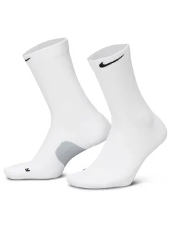 Blanc - Lot de 1 chaussettes Nike Dri-FIT Fast Performance Col rond