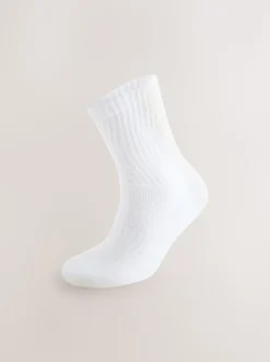 Blanc - Lot de 4 chaussettes de sport rembourrées