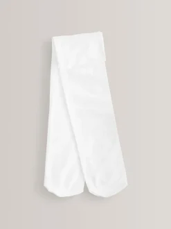 Blanc - Lot de 2 collants School 80 deniers