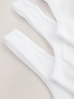 Blanc - Lot de 3 crop tops (5-16 ans)