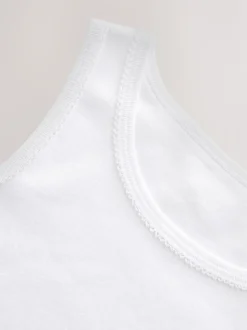 Blanc - Lot de 5 débardeurs (1.5-16ans)