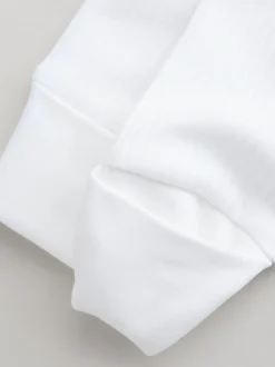 Blanc - Lot de 3 dors-bien bébé sans pieds en coton 100 % avec fermeture éclair bidirectionnelle (0mois-2ans)