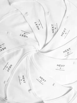 Blanc - Lot de 10 gilets à superposer 100% coton