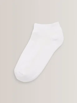 Blanc - Lot de 5 paires de chaussettes de sport à semelle rembourrée