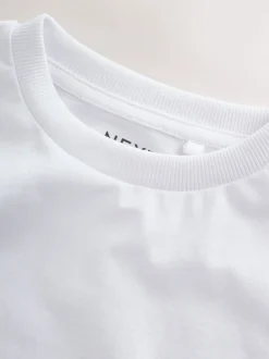 Blanc - Lot de 5 T-shirts à manches courtes (3-16ans)