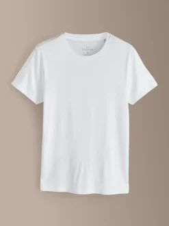 Blanc - Lot de 2 t-shirts Signature TENCEL™ Lyocell