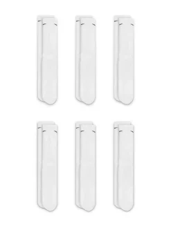 Blanc - Lot de chaussettes d'entraînement Nike Everyday Plus Cushioned Crew 6 (0)