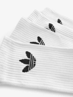 Blanc - Lot de chaussettes adidas originals Trefoil Col Rond Chaussettes 6