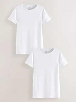 Blanc - Lot de t-shirts Kind to Skin 2 (12mois -12ans)