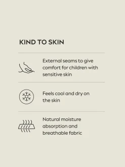 Blanc - Lot de t-shirts Kind to Skin 2 (12mois -12ans)