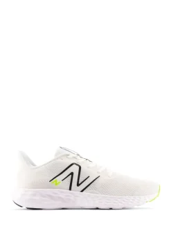 Blanc - New Balance Mens 411 Trainers