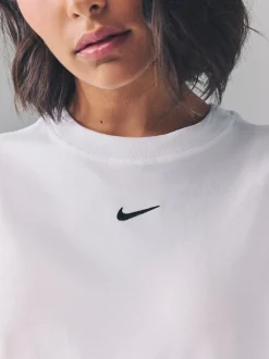 Blanc - Nike Vêtements de sport Essentiel T-shirt