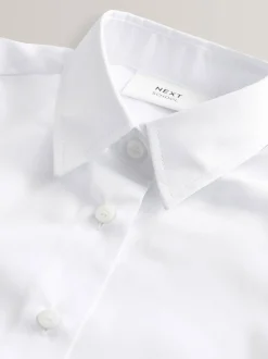 Blanc - Paquet de 5 chemises d'école à manches longues (3-18ans)