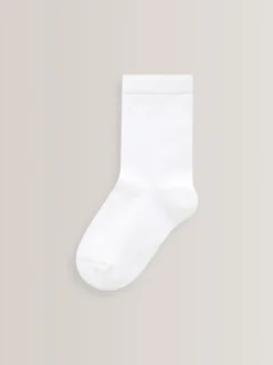 Blanc - 7{Paquet de chaussettes en coton riche