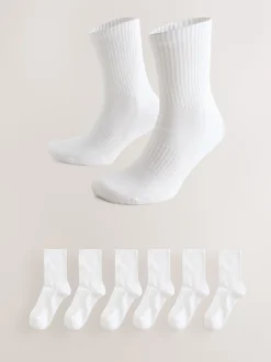 Blanc - Paquet de chaussettes de sport essentielles 6