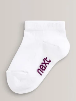 Blanc - Paquet de chaussettes de sport en coton riche 7