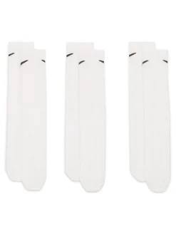 Blanc - Paquet de chaussettes légères Nike Everyday 3