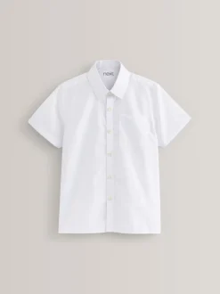 Blanc - 5{Paquet de chemises scolaires Manches courtes (3-17ans)