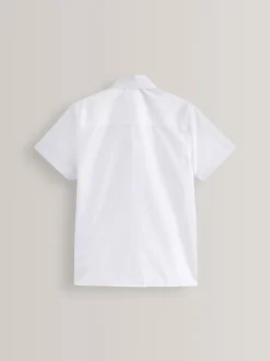 Blanc - 2{Paquet de chemises scolaires Manches courtes (3-17ans)