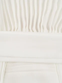 Blanc - Robe Angel & Rocket plissée à nœud ballerine