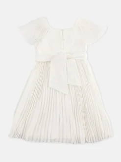 Blanc - Robe Angel & Rocket plissée à nœud ballerine