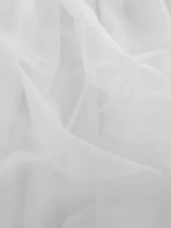 Blanc - Robe de fleur en maille (3-16ans)